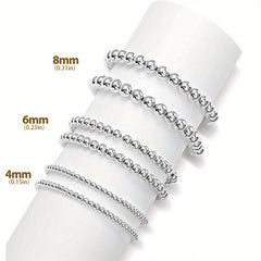 100pcs Classic Silver Beads Pendants for DIY Jewelry Making