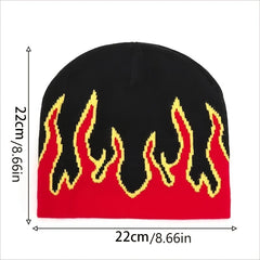 Jacquard Knit Beanie Hat Warm Cap for Women