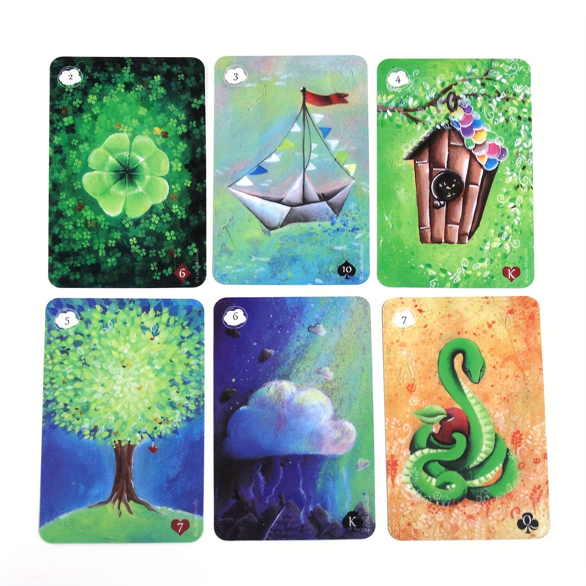 Tanis Lenormand & Spirit Animals Tarot Deck