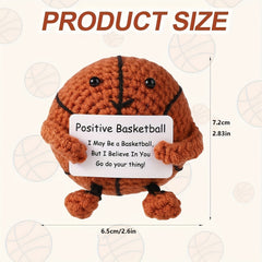 Emotional Support Basketball Crochet Doll