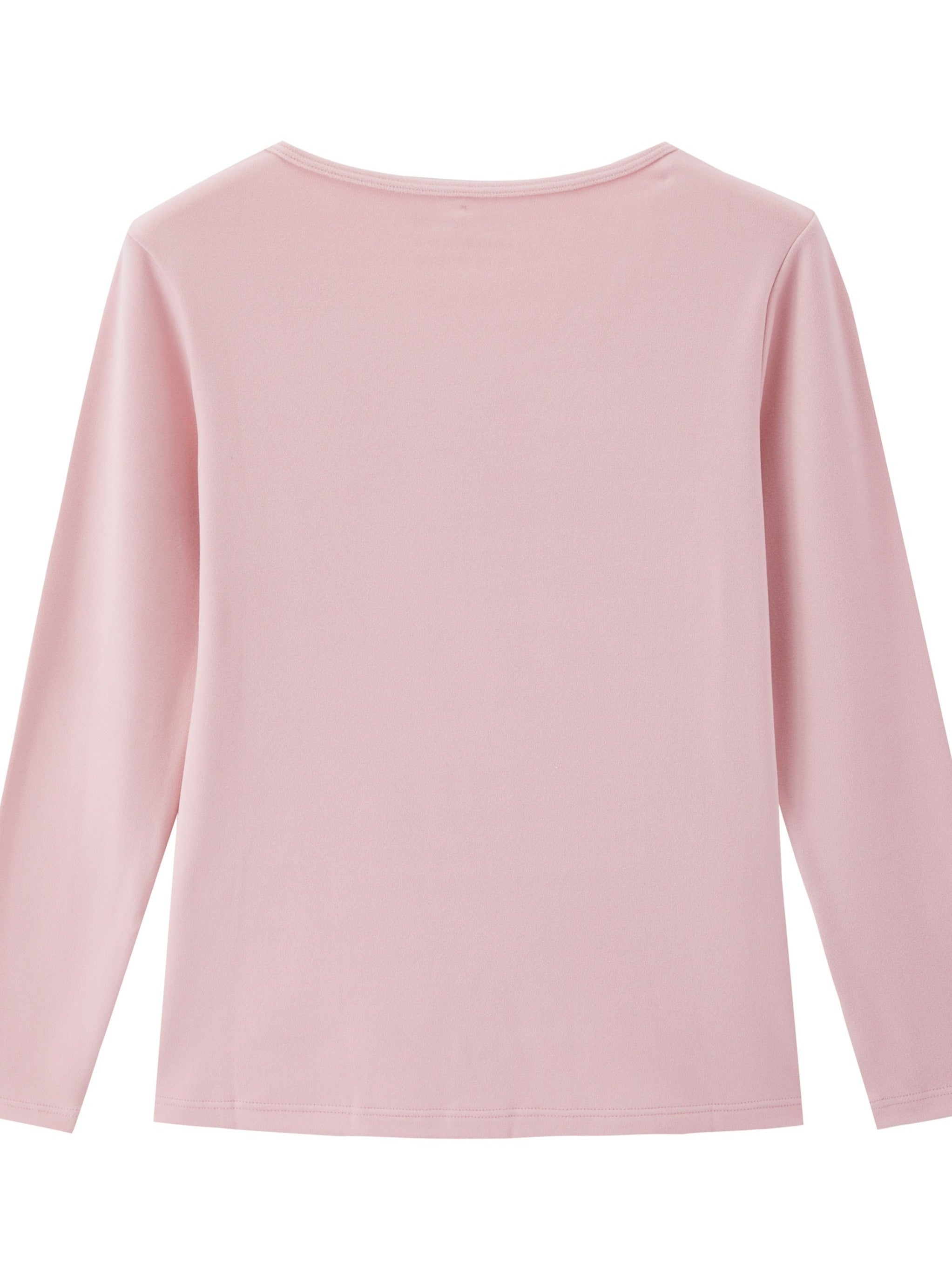 Women's Thermal Underwear Set Long Sleeve Crew Neck Tops & Pants