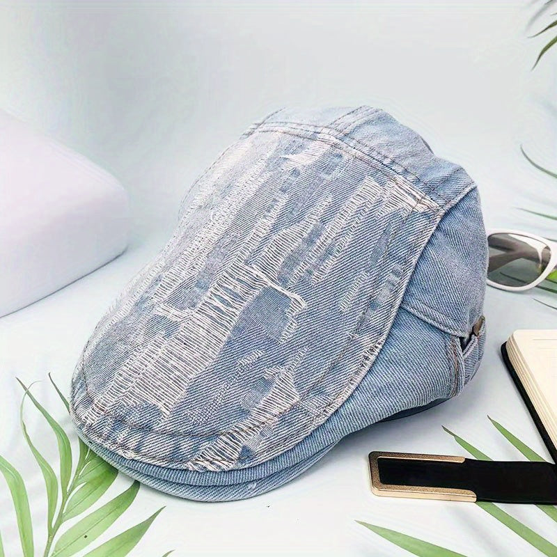 Summer Classic Cowboy Beret Breathable Mesh Hat