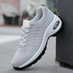 Women's Textured Athletic Running Shoes Air Cushion Lightweight Footwear