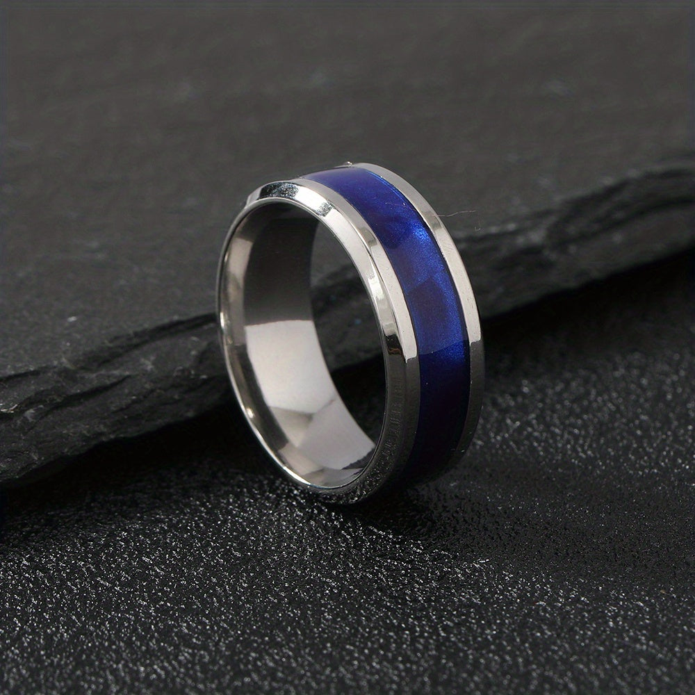 Stainless Steel Shell Ring for Men and Women