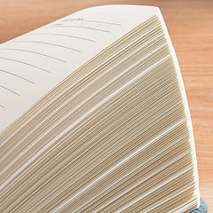 A5 120 Sheets Double Sided Writing Leather Notebook