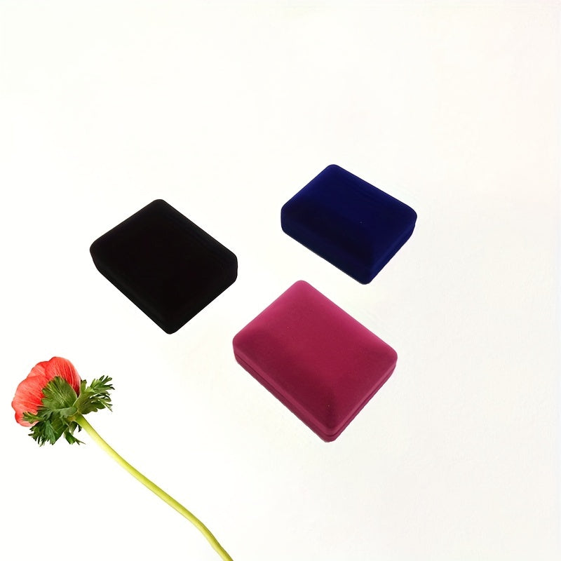 Velvet Necklace Pendant Jewelry Display Box for Gifts