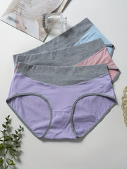 3 Pack Plus Size Basic Underwear Set Women's Plus