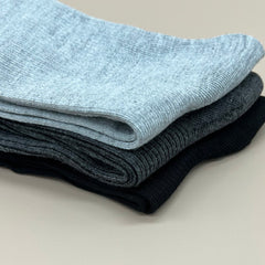 3 Pairs Basic Mid Tube Socks Unisex