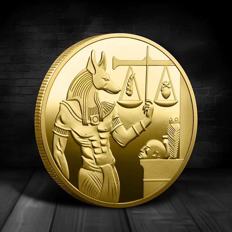 Egyptian Death Protector Treasure Coin Collectible Gift