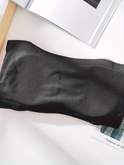 4pcs Strapless Bandeau Bras Comfy & Soft Stretch Everyday Bra Women's