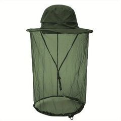 Mosquito Head Net Hat for Fishing Hiking Travel Outdoor Sun Hat