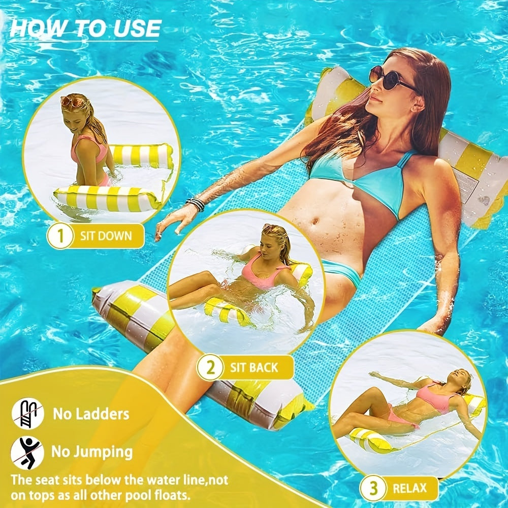 Portable 4-in-1 Pool Hammock for Travel & Parties