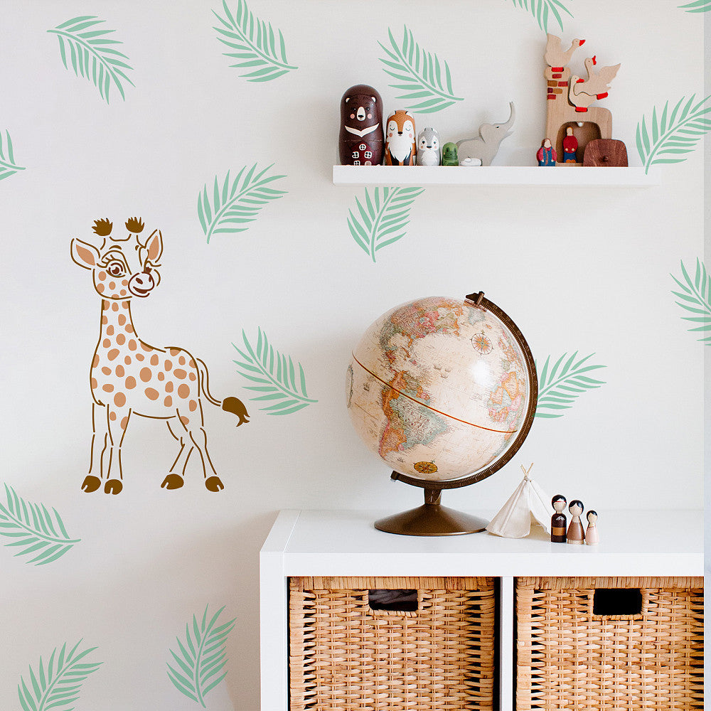 3pc PET Hollow Out Painting Stencils - Forest Animal Theme