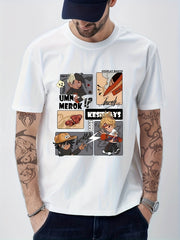 Skater Boy Print Men's Graphic T-shirt