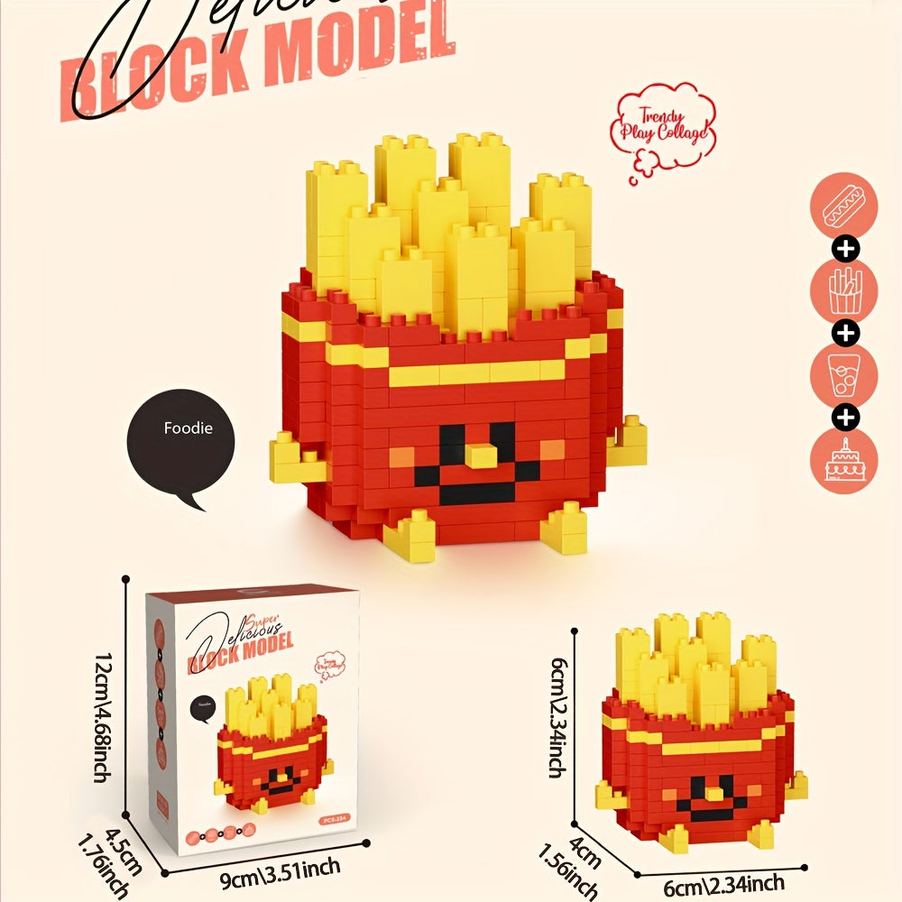 Building Blocks Toys Happy Food Play Series