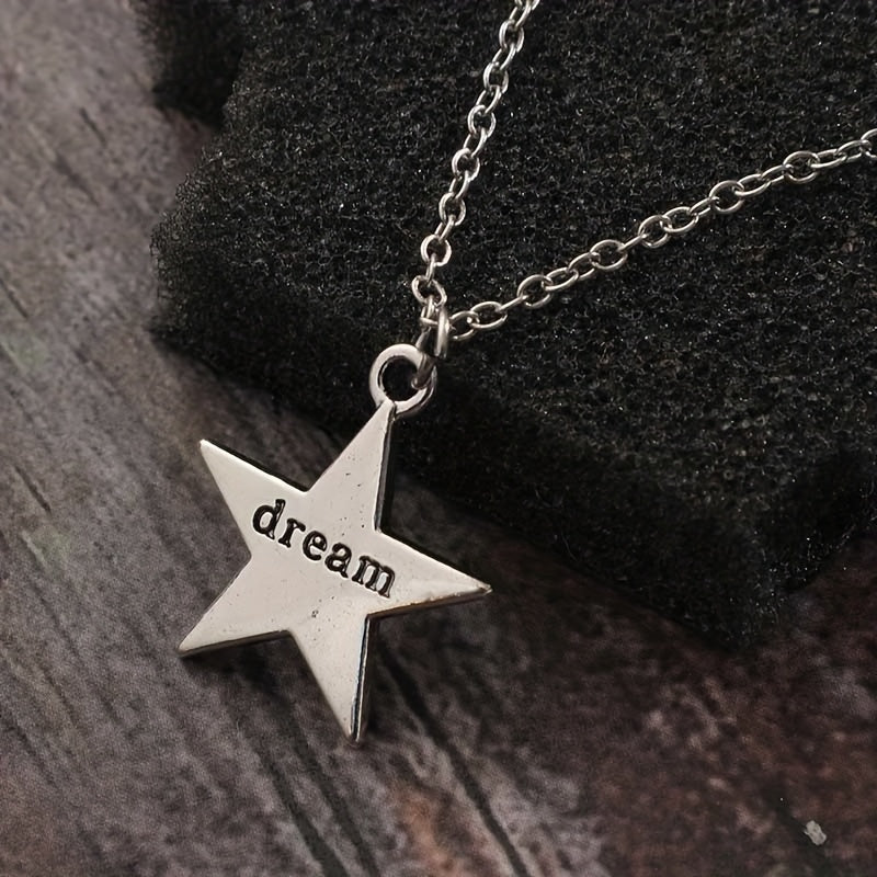 Vintage Goth Star Necklace Women's Men's Necklace