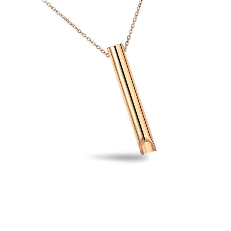 Punk Steel Necklace for Meditation Anxiety Relief Yoga Men