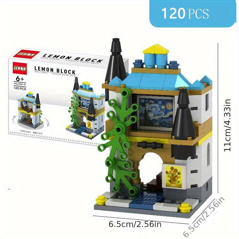 Mini Street View Building Blocks Set