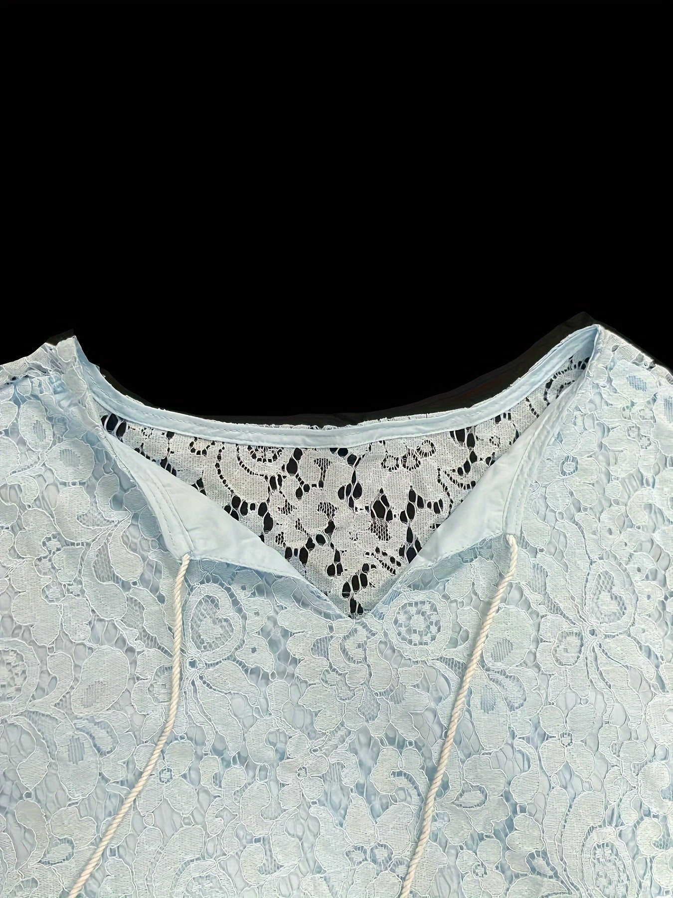  Boho Blouse Lace Lantern Sleeve Tunic Top