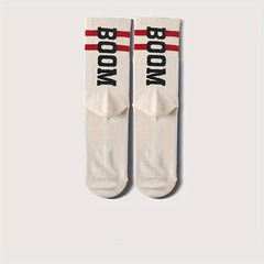 Striped Sports Socks Women's Stockings