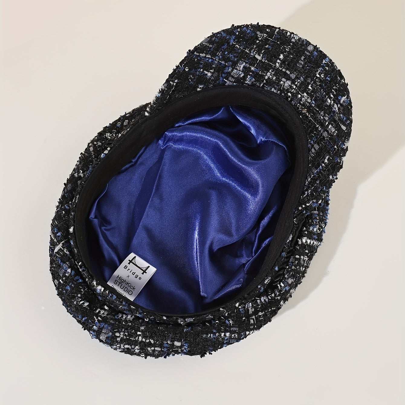 Vintage Chunky Beret Plaid Painter Hat British Style Warm Newsboy Hat
