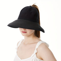 Wide Brim Visor Bucket Hat Sunscreen Lightweight Sun Hats