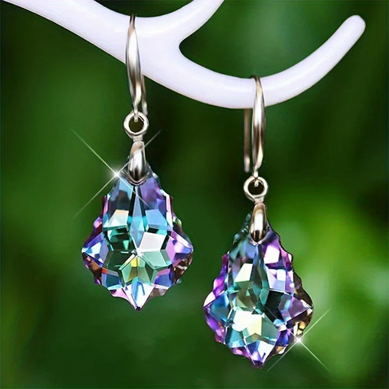 Droplet Rhinestone Earrings Men's Casual Jewelry Gift