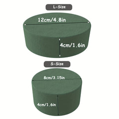 4pcs Round Flower Foam Block Wet Flower Foam Polyethylene Foam