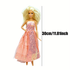 Princess Wedding Doll Evening Dress - High End Mesh Dresses