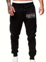 Comfortable Men's Drawstring Joggers - Sports Pants for Casual Wear