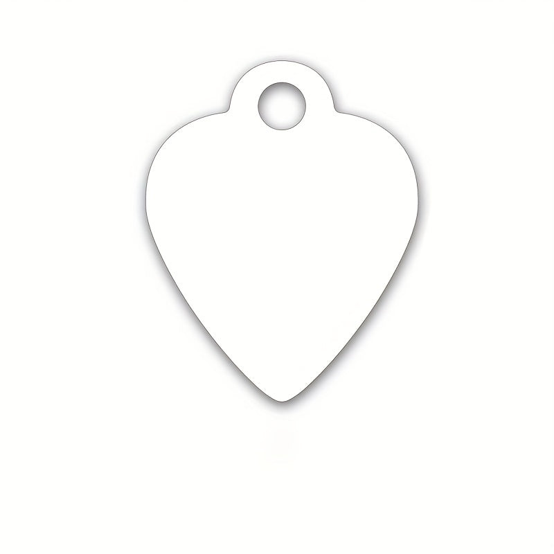 5pcs Aluminum Sublimation Print Blank Pet Tag - Double Side Printing