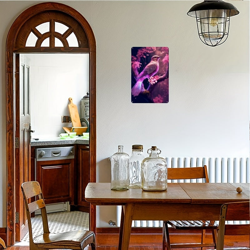 Metal Tin Signs 8''x12'' The Birds Of Paradise Sing