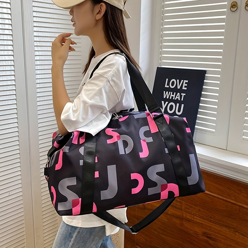 Women's Large Capacity Duffel Bag with Wet/Dry Separation