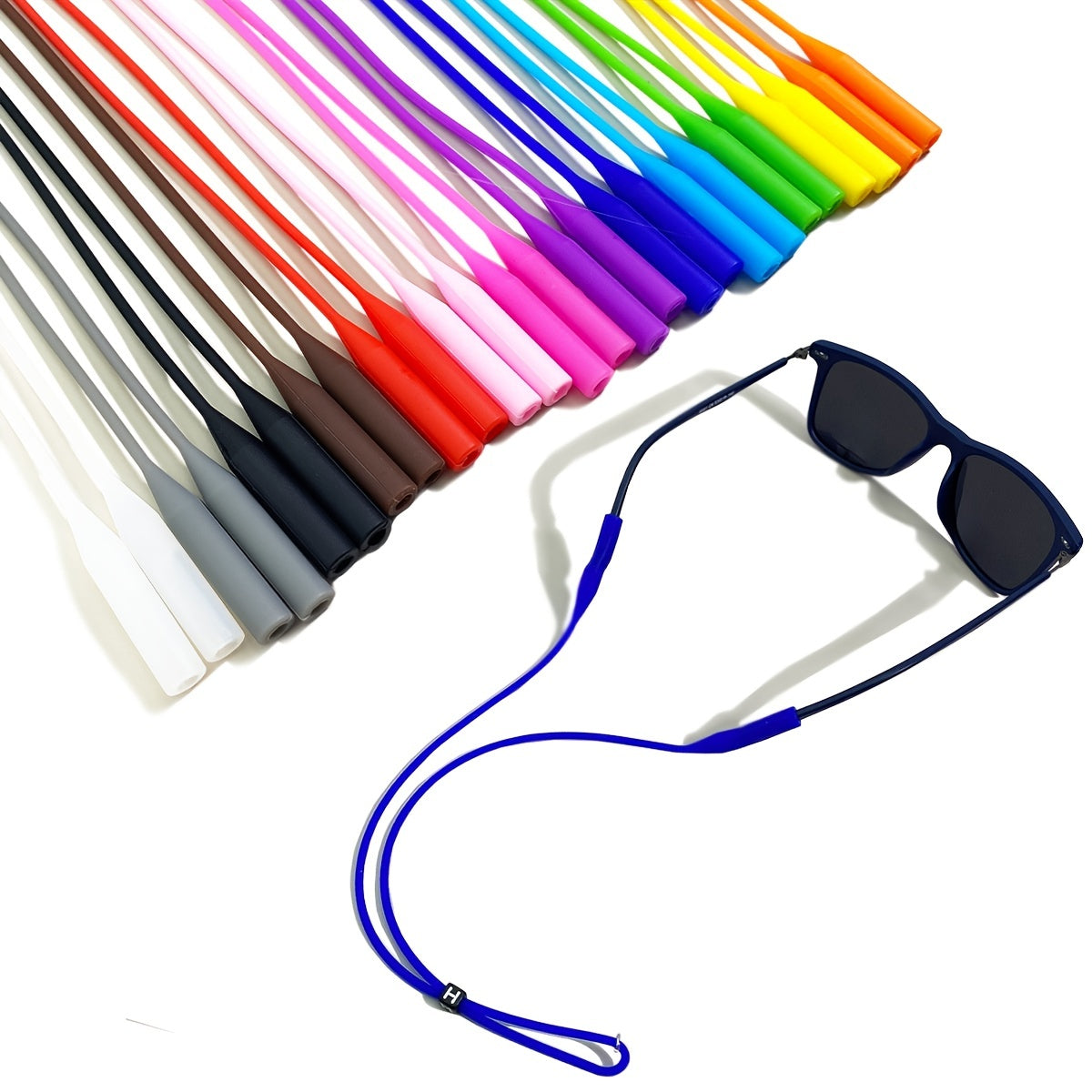 Adjustable Neck Strap Silicone Stretch Adult Non-slip Glasses Lanyard