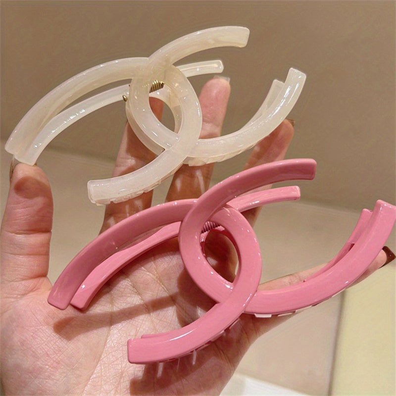 Solid Shark Claw Ponytail Holder Hair Clip Women Girls Hair Accessory