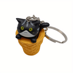 Cartoon Cat Keychain Kitten Key Chain Bag Pendant Women Accessories