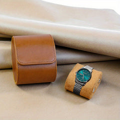 PU Leather Watch Storage Box Dustproof Mechanical Watch Box Portable Display Box