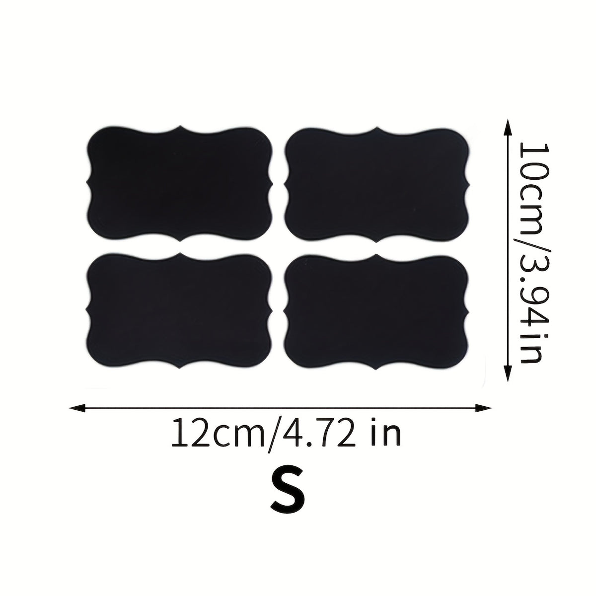 5pcs Blackboard Label Reusable Sticker for Can and Box