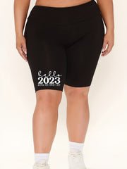  Year Print High Rise Biker Shorts