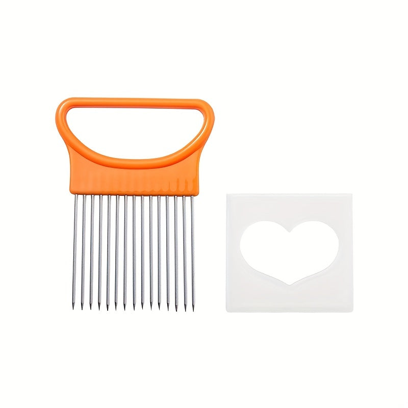 Onion Holder Slicer Stainless Steel Kitchen Tool