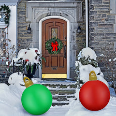 60 96 Cm Giant Inflatable Christmas Ball Decorations Outdoor