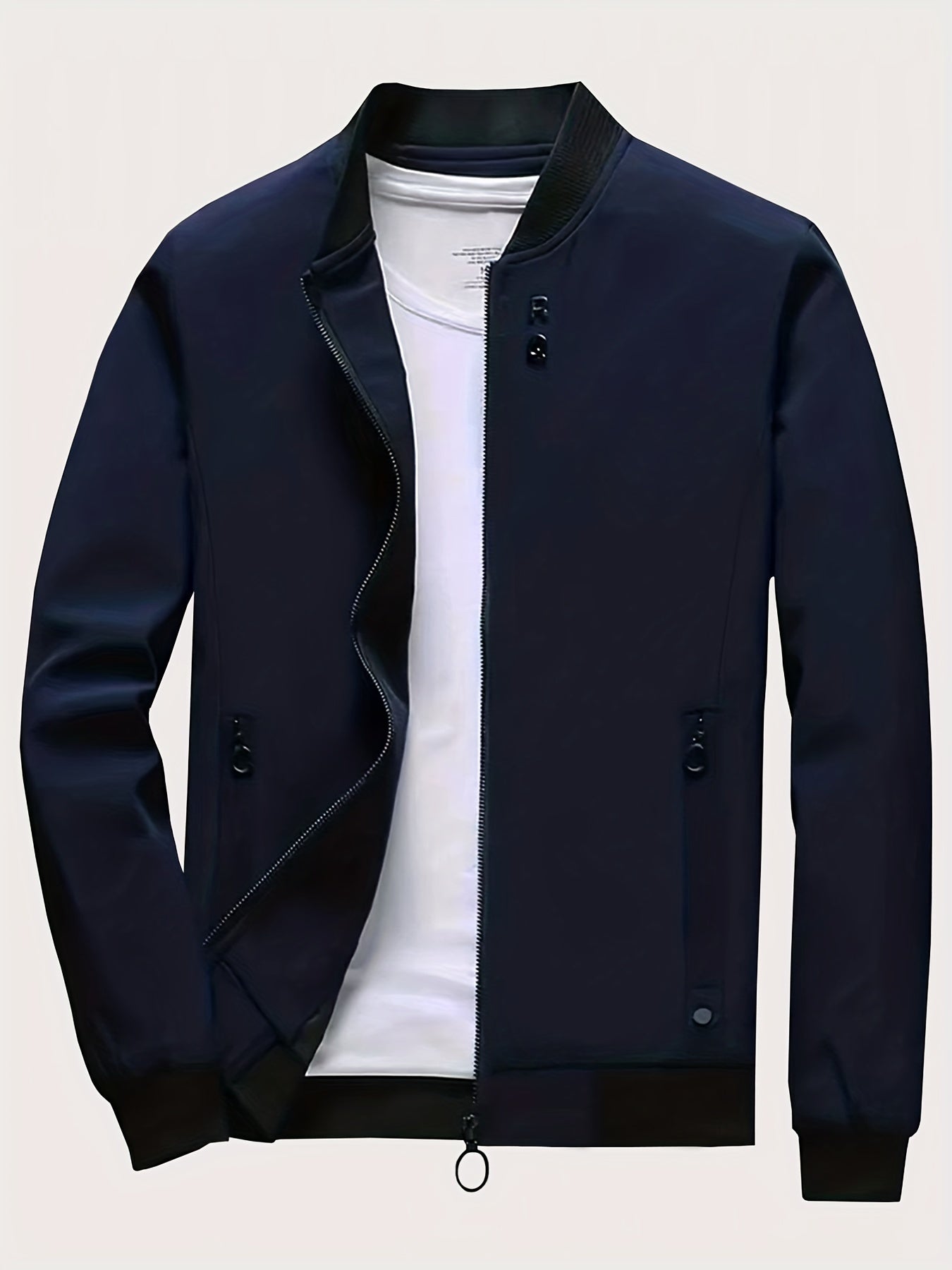 Men's Casual Zip Up Windbreaker Jacket