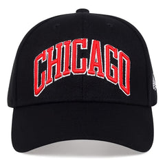 CHICAGO Embroidery Football Baseball Cap Adjustable Sun Hat Men Unisex