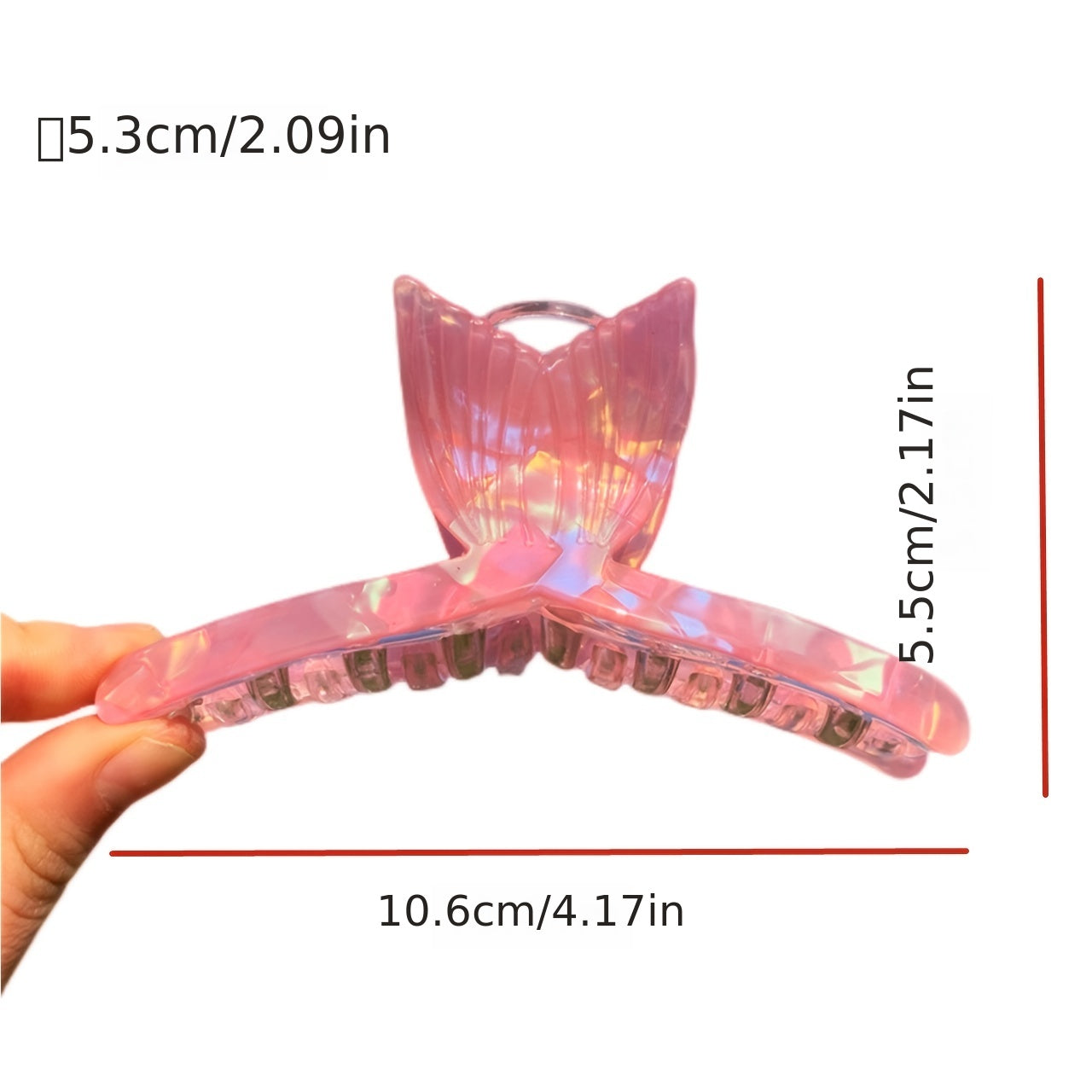 Mermaid Tail Hair Clip Fairy Back Head Hair Clip Women's Hair Accessory