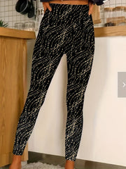 Women's Plus Glitter Dot High Rise Leggings