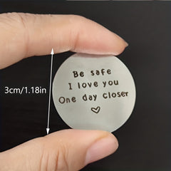 Deployment Gift Pocket Coin Love Token Military Long Distance Gift