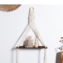 Macrame Wall Hanging Plant Decor Rope Boho Shelving