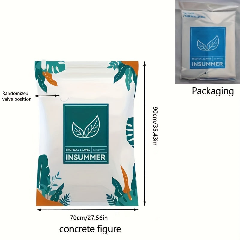 1pc Space Saving Vacuum Storage Bags For Travel And Home Use