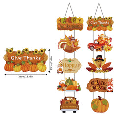 Thanksgiving Door Hangings & Curtains Set