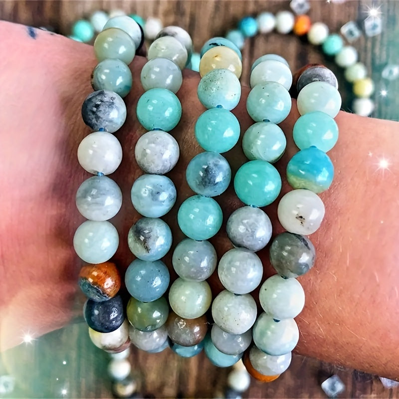 Amazonian Gemstone Loose Beads for Jewelry Making 6mm 8mm